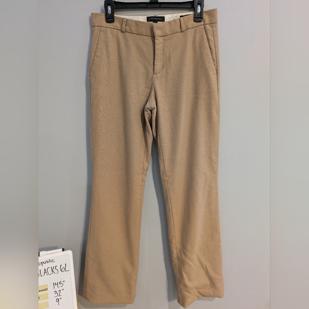 Banana Republic khaki wool slacks size L